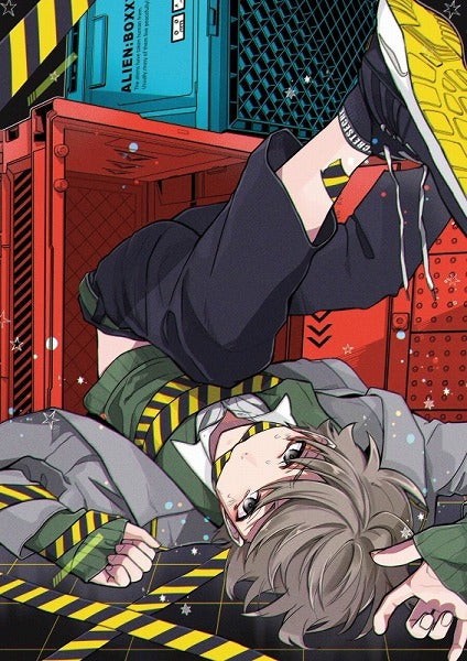 [Tokyo Aliens] Key Animation Art Sheet / Gunji Akira (School Uniform)