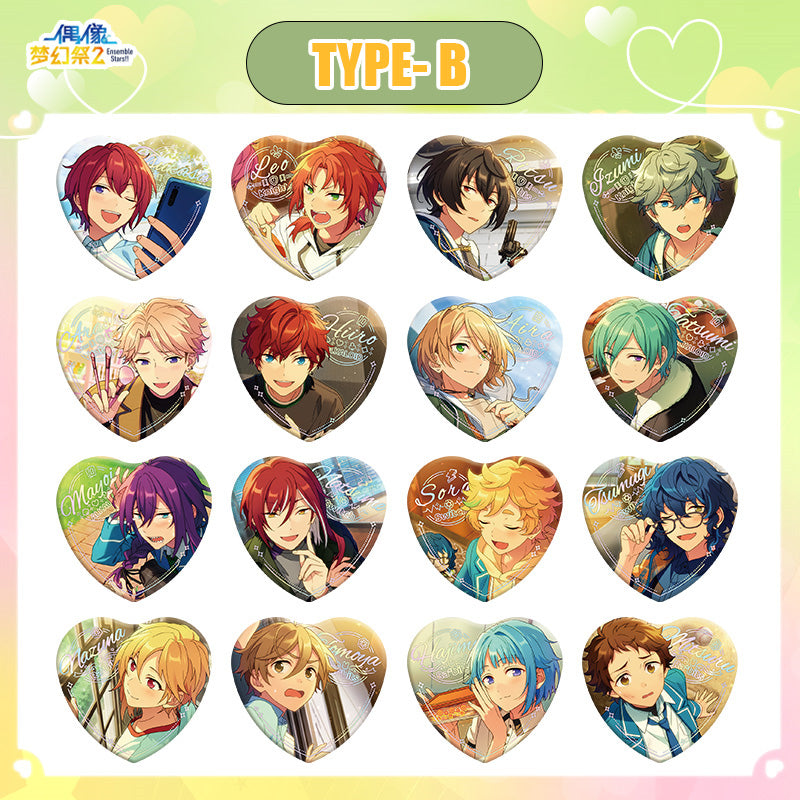 [Ensemble Stars!!] Trading Heart Can Badge Type-B (Blind Box -Single)