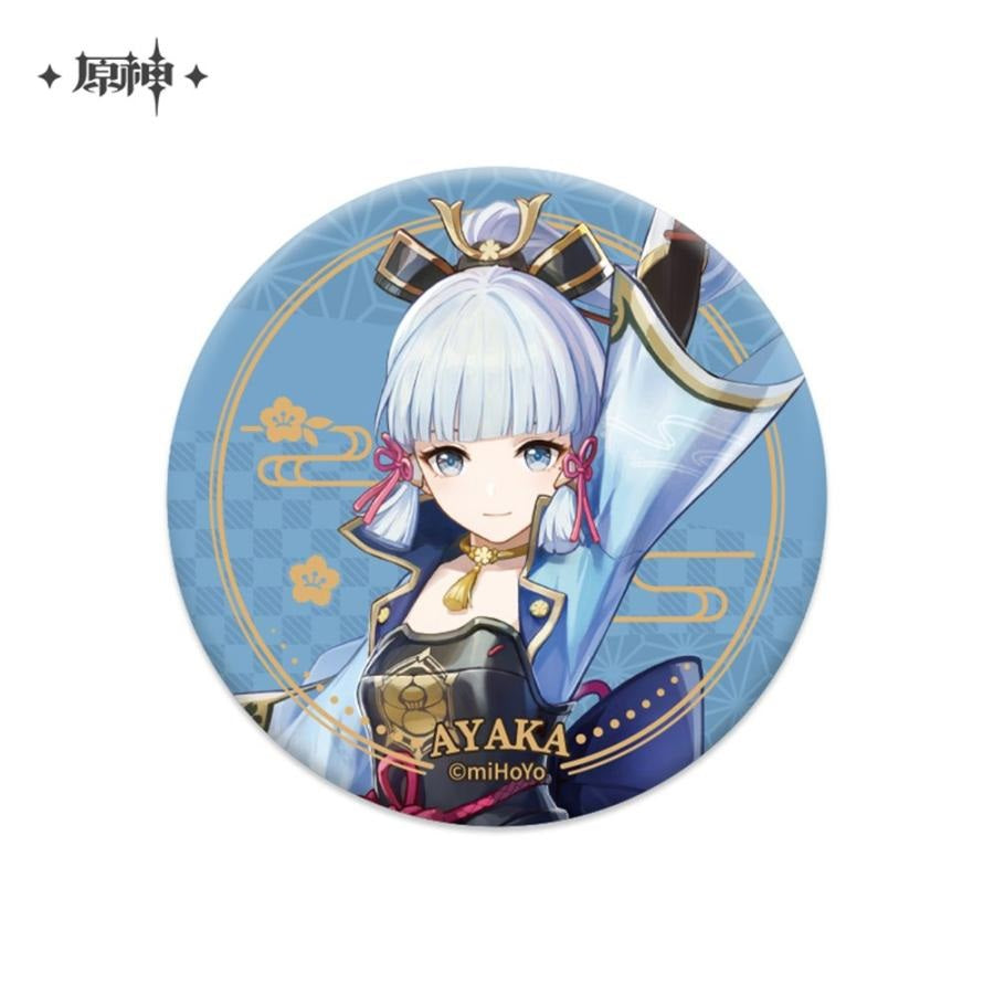 [Genshin Impact] Chara Can Badge Inazuma Series AYAKA KAMISATO