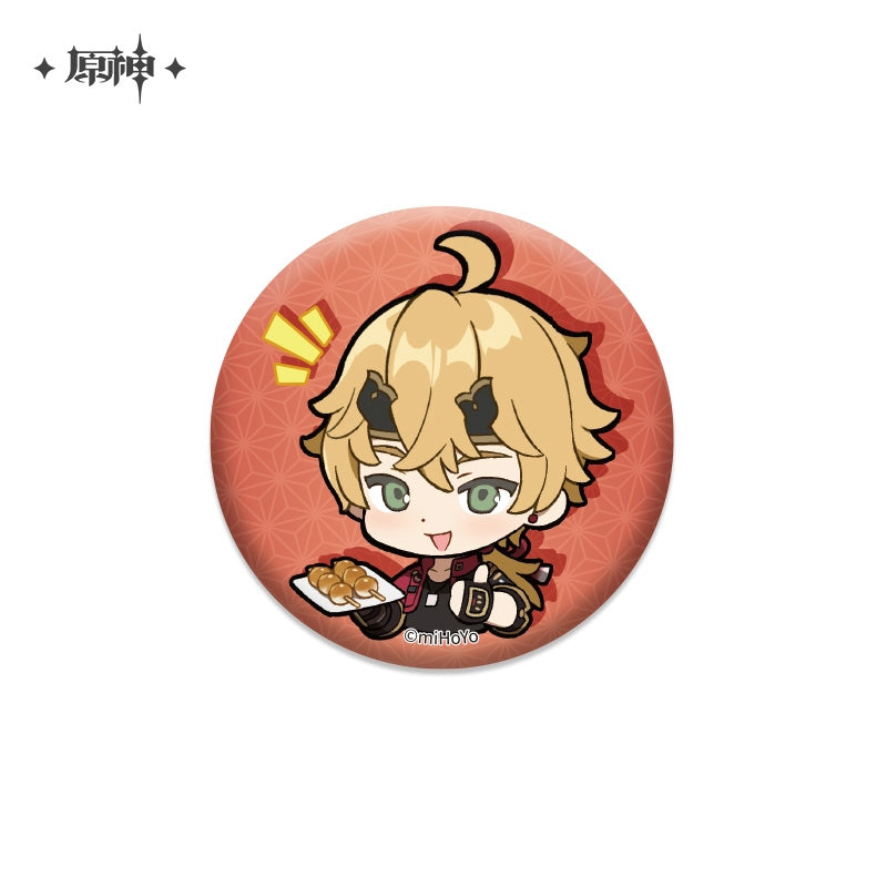 [Genshin Impact] Stamp Can Badge THOMA
