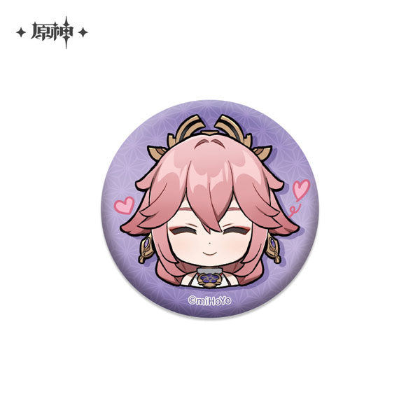 [Genshin Impact] Chibi Character Button Badge / Yae Miko