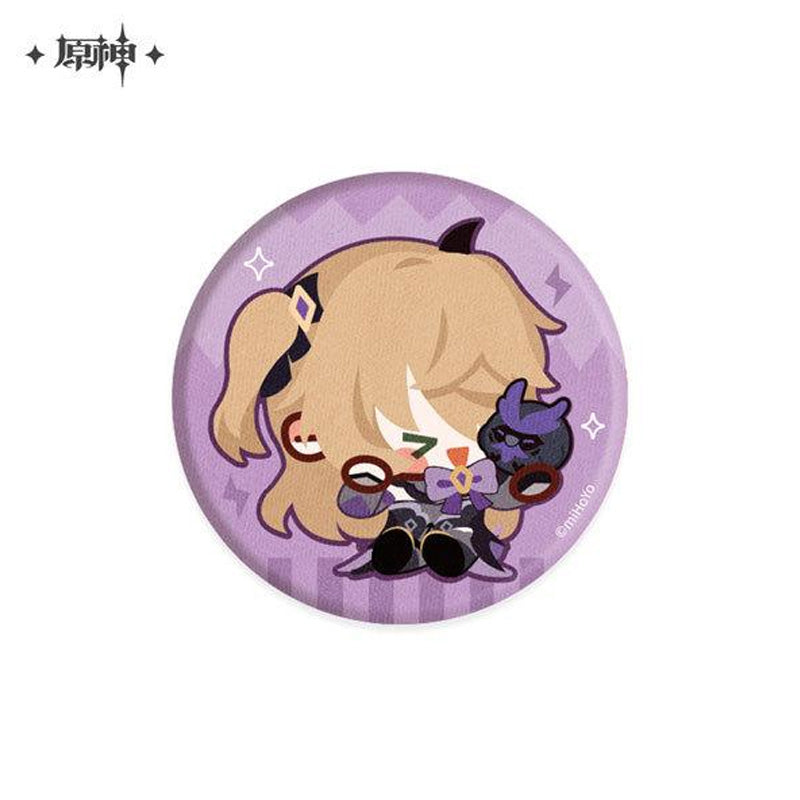 [Genshin Impact] Fabric Chibi Chara Can Badge FISCHL