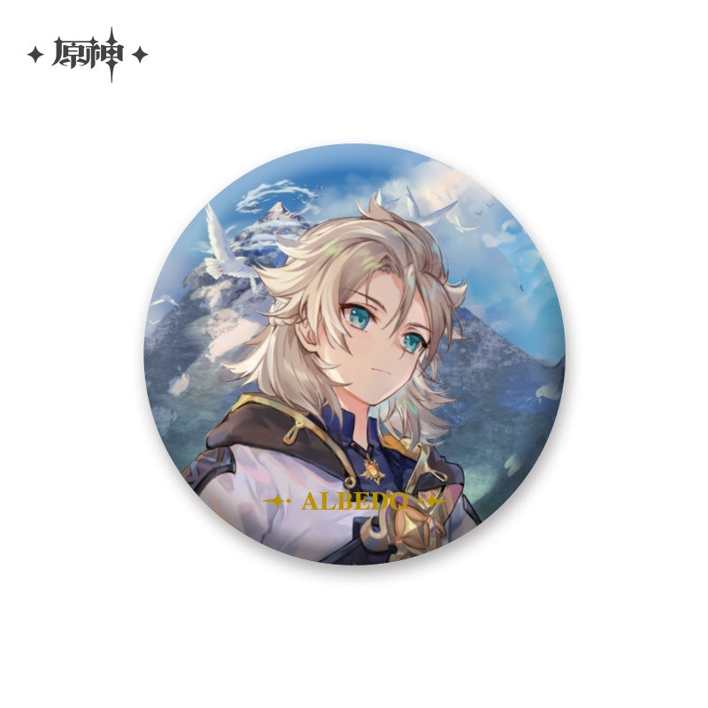 [Genshin Impact] Chara Can Badge ALBEDO