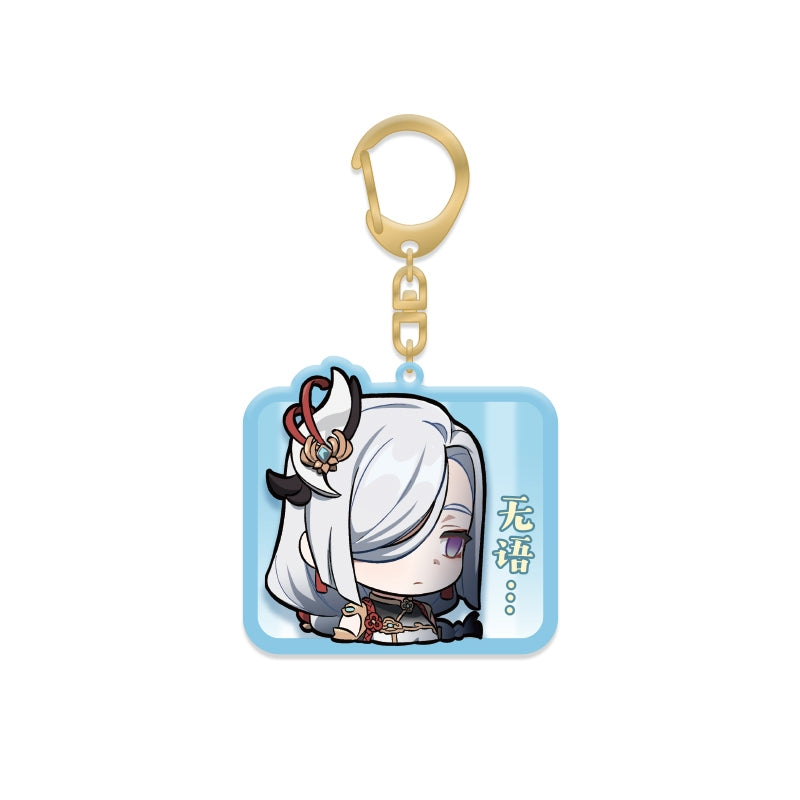 [Genshin Impact] Chibi Character Acrylic Keychain / Shenhe