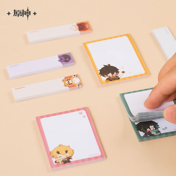 [Genshin Impact] Chibi Character Sticky Note Set