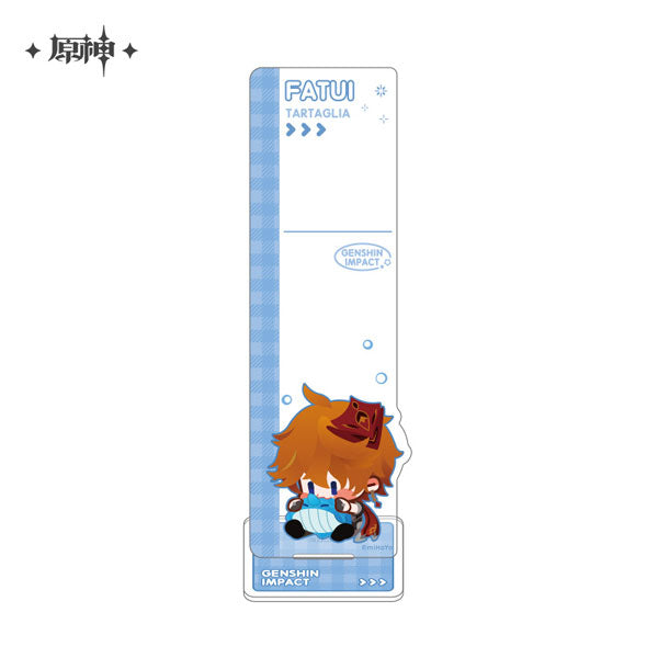 (Goods - Acrylic Stand) [Genshin Impact] Chibi Character Memo Stand / Tartaglia