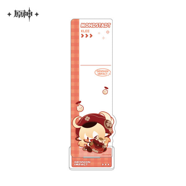 (Goods - Acrylic Stand) [Genshin Impact] Memo Stand / Klee