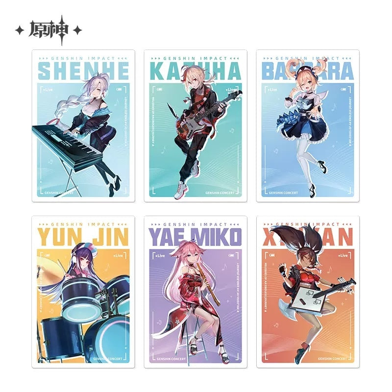 [Genshin Impact] 2022 Online Concert Postcard Set
