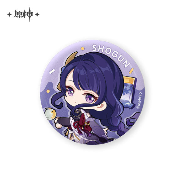 [Genshin Impact] Sweet Summer Series Button Badge / Raiden Shogun