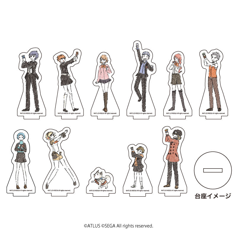 (Goods - Acrylic Stand) [PERSONA] 3rd Petit Acrylic Stand 01 (GraffArt) (Blind Box -Single)
