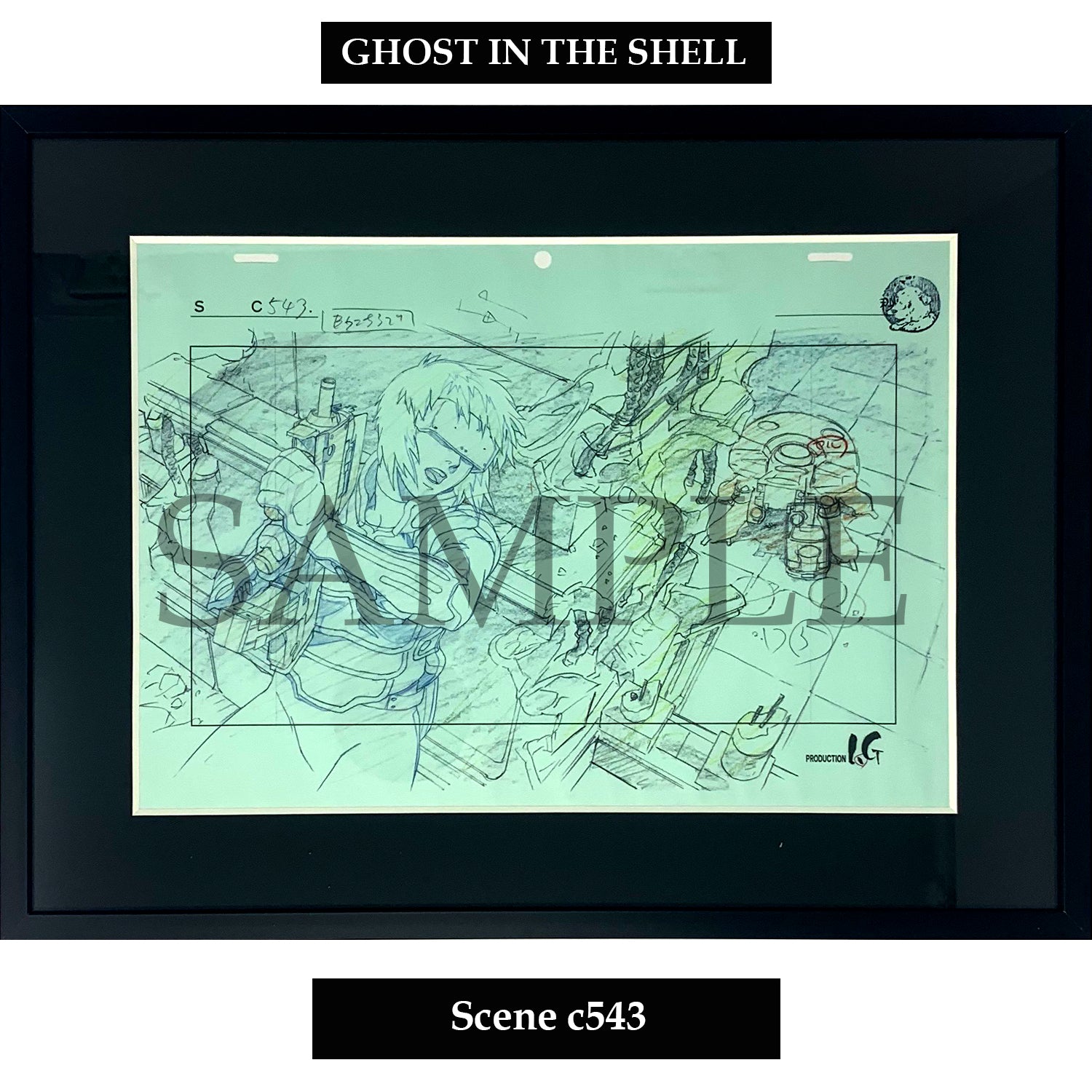 (Goods - Art Print) [Ghost in the Shell] Key Art Reproductions Scene c543 - Fine Arts