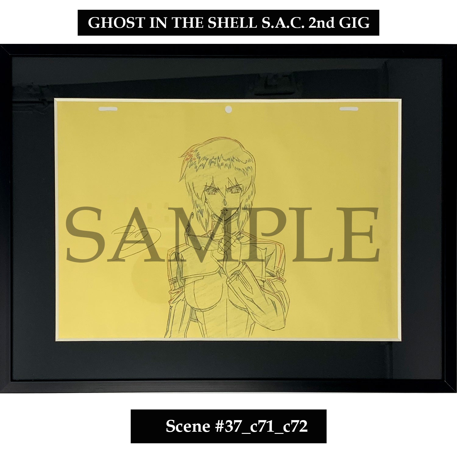 (Goods - Art Print) [Ghost in the Shell] Key Art Reproduction/ Scene 37_c71_c72 - Fine Arts