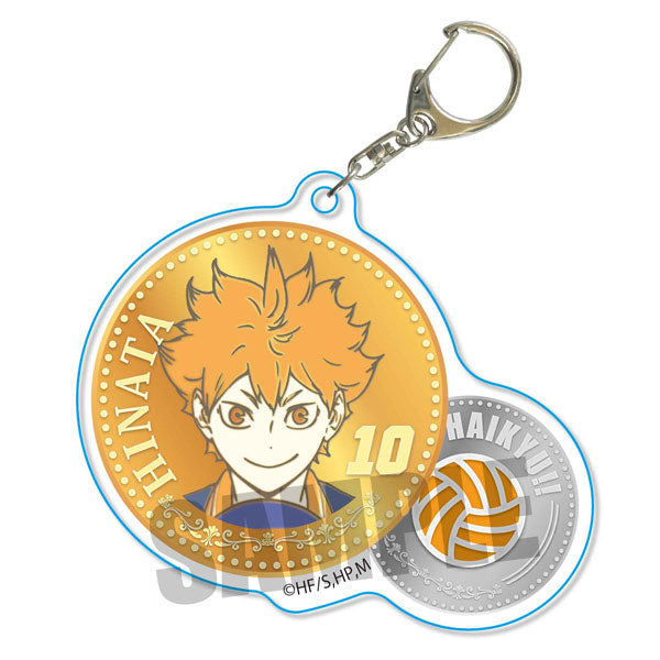 [Haikyu!!] Character Medal Acrylic Keychain / Shoyo Hinata