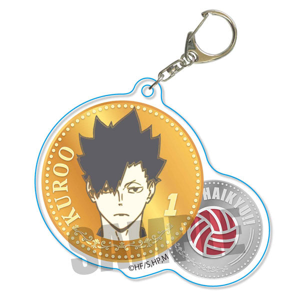 [Haikyu!!] Character Medal Acrylic Keychain / Tetsuro Kuroo