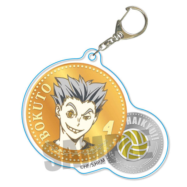 [Haikyu!!] Character Medal Acrylic Keychain / Kotaro Bokuto