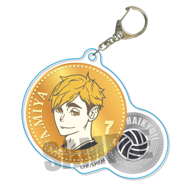 [Haikyu!!] Character Medal Acrylic Keychain / Atsumu Miya