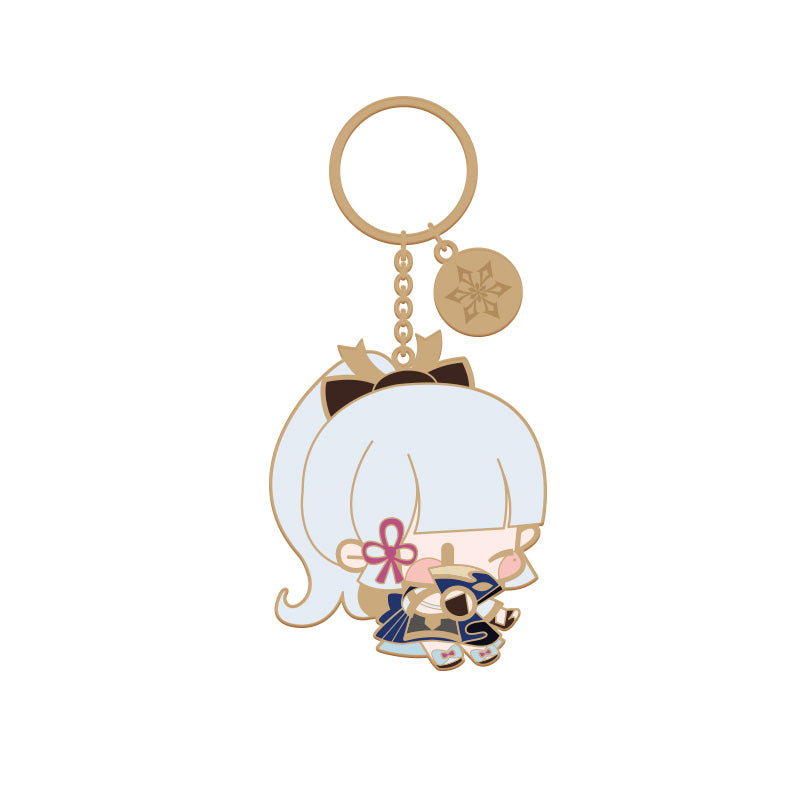 [Genshin Impact] Chara Metal Key Ring Kamisato Ayaka
