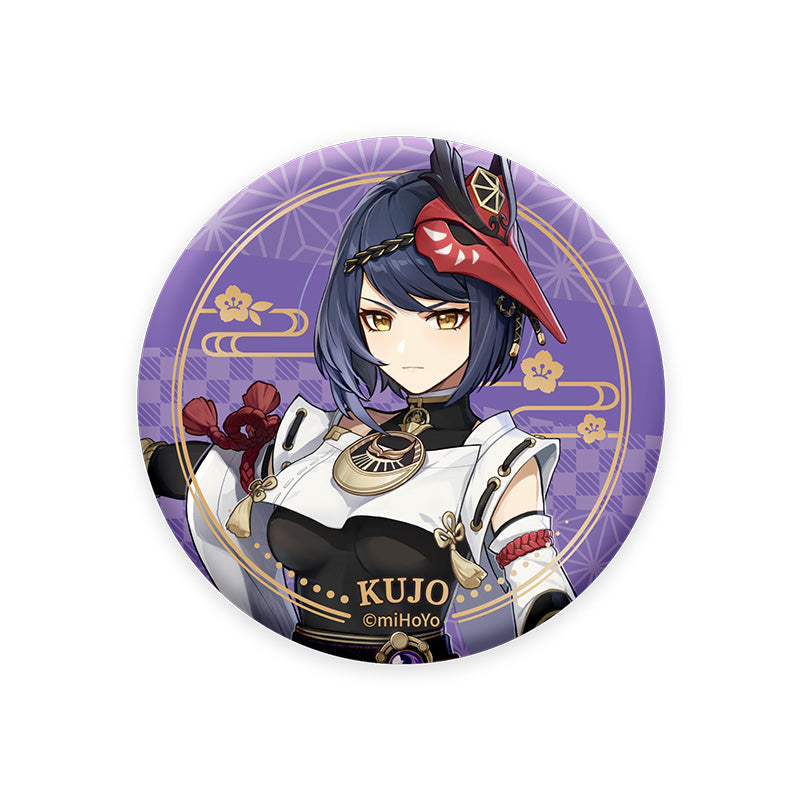 [Genshin Impact] Electroculus Series Chara Can Badge Kujo Sara