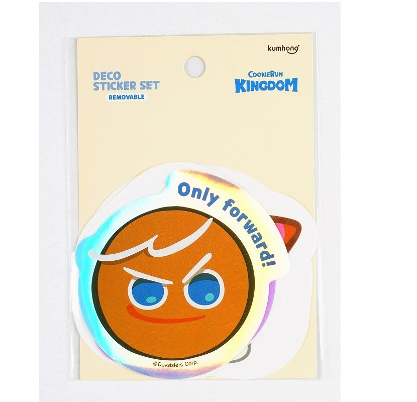 [Cookie Run: Kingdom] Big Deco Sticker Set Yellow
