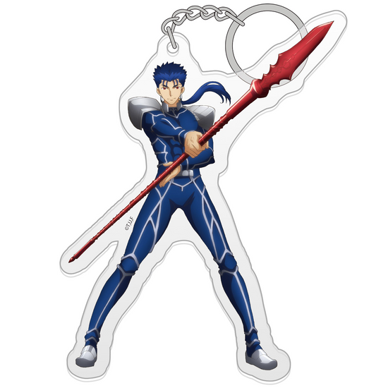 (Goods - Keychain) [Fate Series] Lancer Acrylic Keychain - animate USA ...
