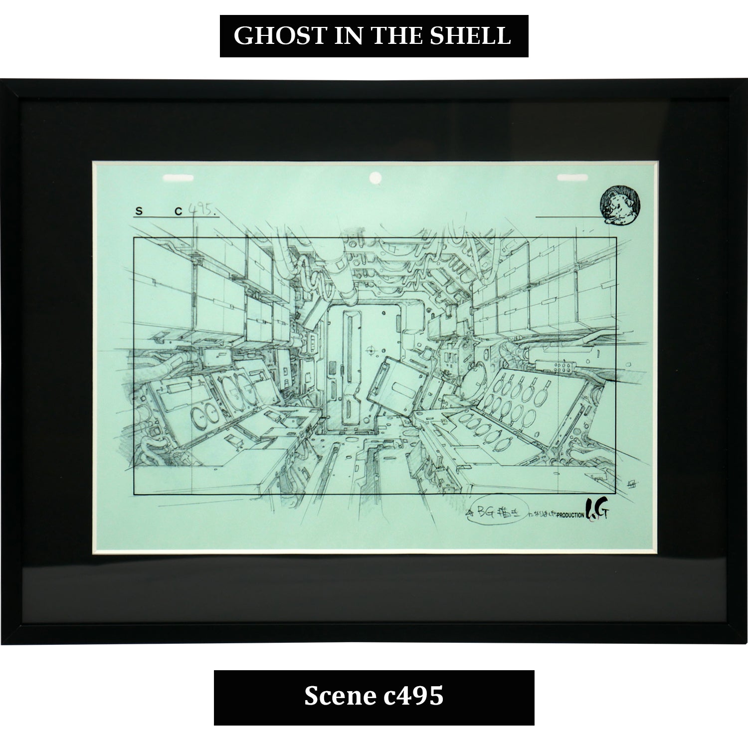 (Goods - Art Print) [Ghost in the Shell] Key Art Reproductions Scene c495 - Fine Arts