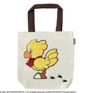 (Goods - Bag) [Final Fantasy] FLUFFY FLUFFY TOTE BAG CHOCOBO - Tote Bag