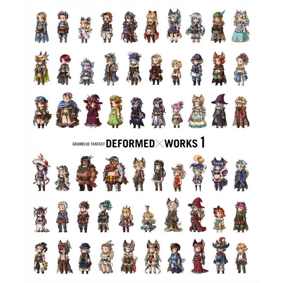 (Book - Art Book) [Granblue Fantasy] Deformed x Works 1