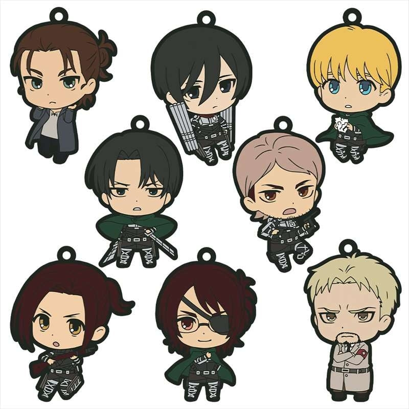[Attack on Titan] Rubber Strap Collection vol.3 (Blind Box -Single)