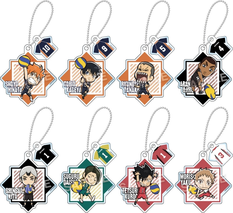 [Haikyu!!] 2 Piece Acrylic Ball Chain Type Keychain Vol.4 (Blind Box -Single)