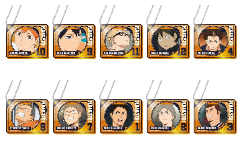 [Haikyu!!] Kiratto Decofure Acrylic Keychain Karasuno High BOX (Blind Box -Single)