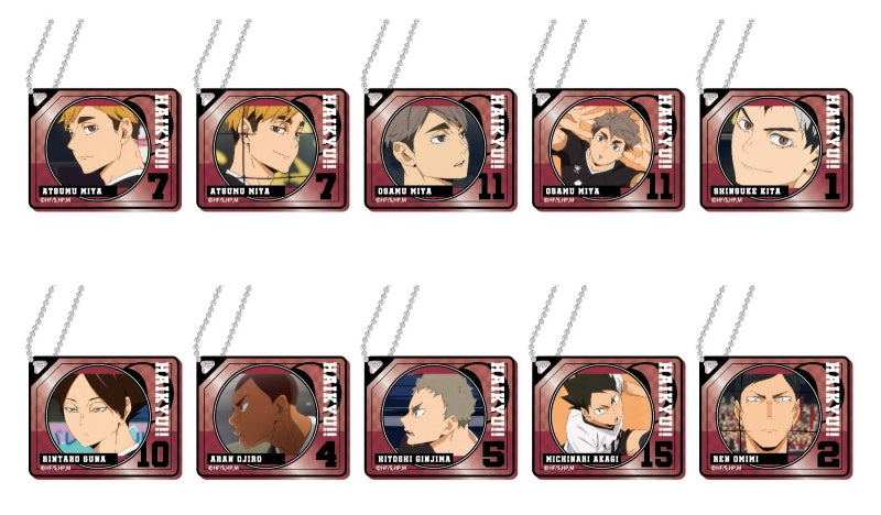 [Haikyu!!] Kiratto Decofure Acrylic Keychain Inarizaki High BOX (Blind Box -Single)