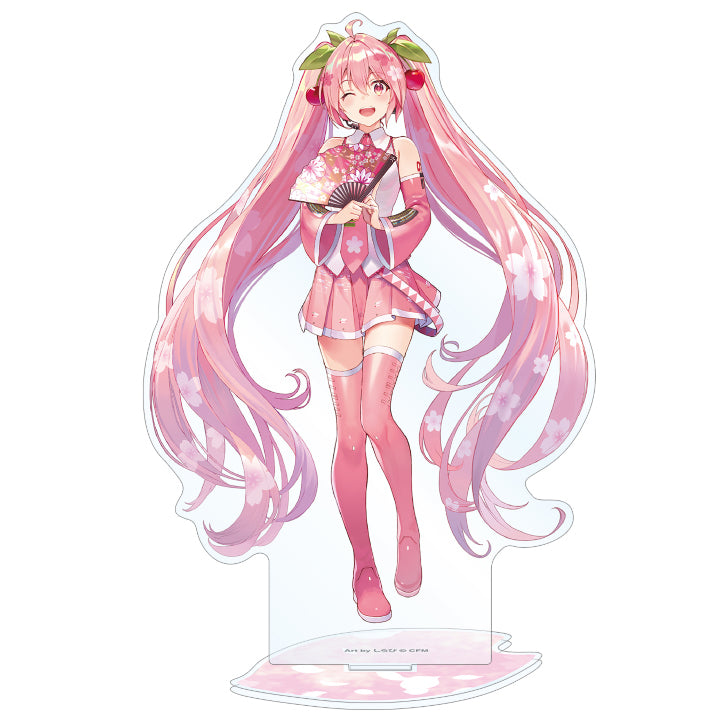 (Goods - Acrylic Stand)[Vocaloid] Sakura Miku by Shirabi BIG Acrylic Stand / Miku
