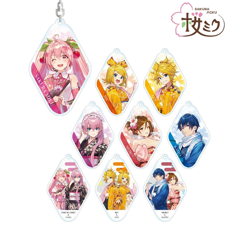 [Vocaloid] Sakura Miku by Shirabi Trading Keychain (Blind Box -Single)