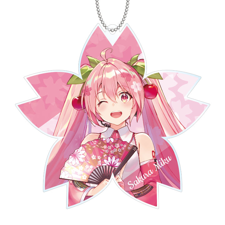 [Vocaloid] Sakura Miku by Shirabi Keychain / Miku