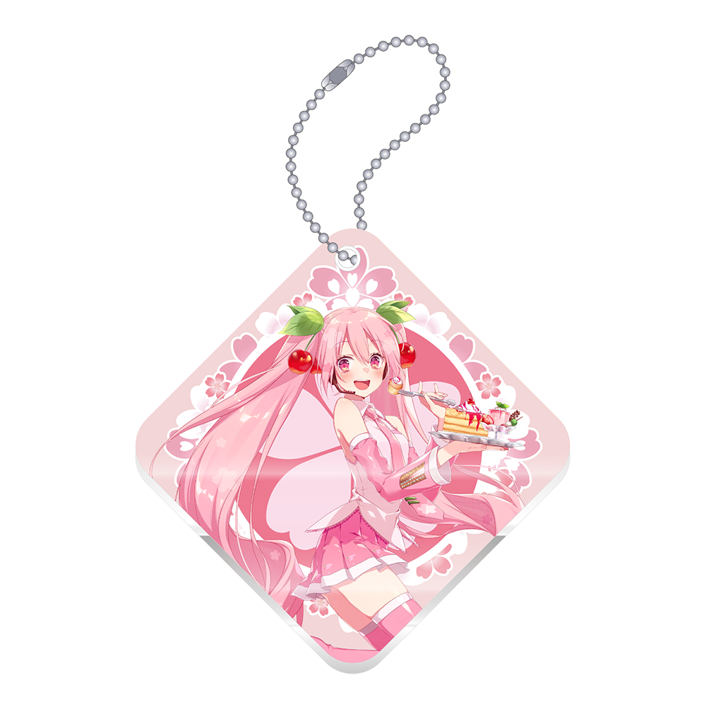 [Vocaloid] Sakura Miku Series Acrylic Slide Mirror / Art by Minoru Asagao - Animate Exclusive