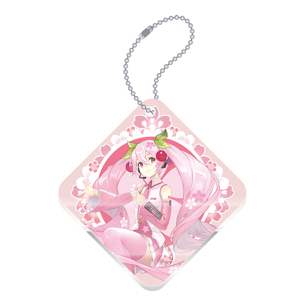 [Vocaloid] Sakura Miku Series Acrylic Slide Mirror / Art by Osamu - Animate Exclusive