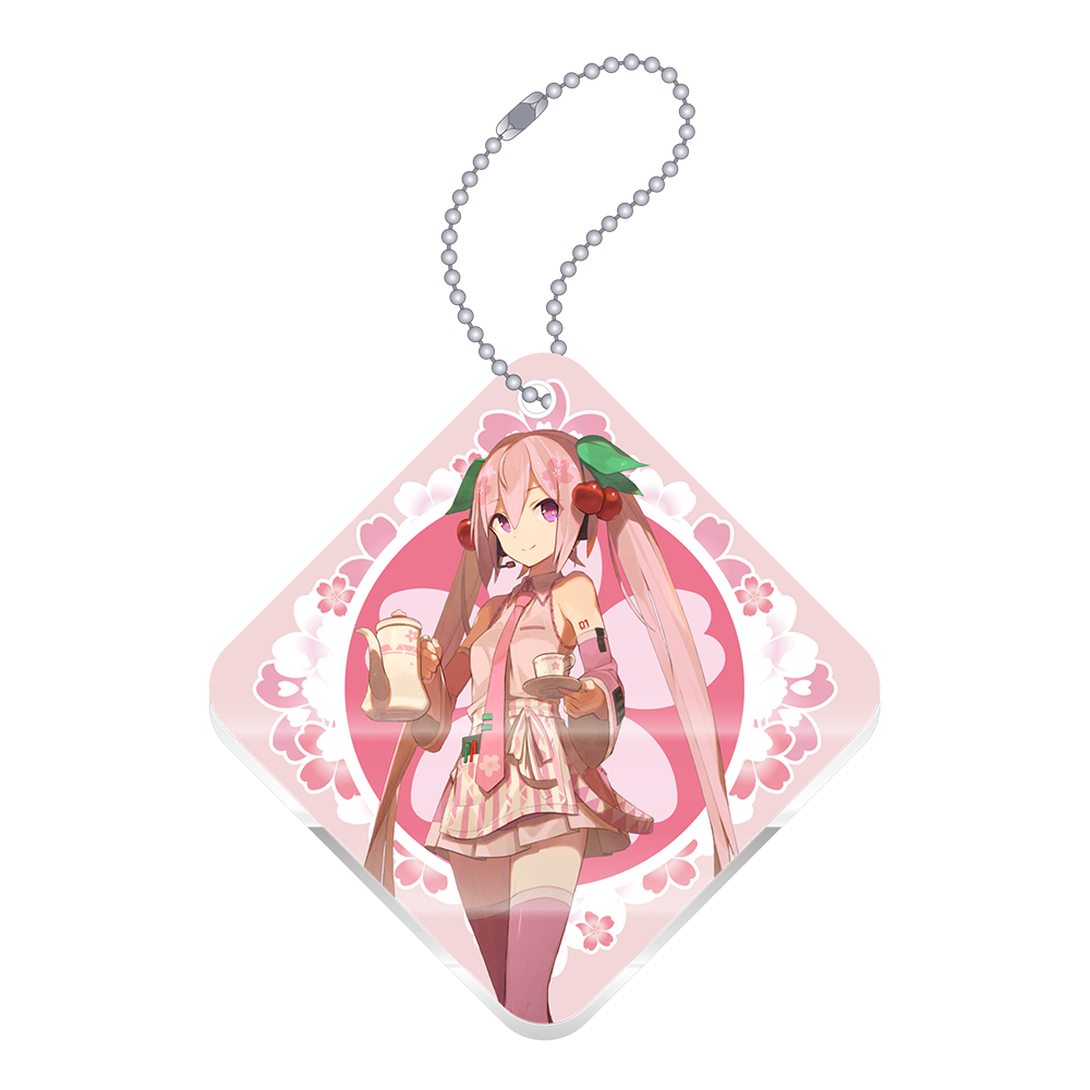 [Vocaloid] Sakura Miku Series Acrylic Slide Mirror / Art by Jiro Tomioka - Animate Exclusive
