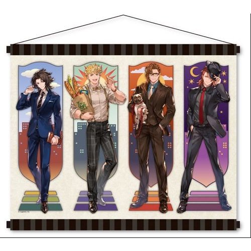 (Goods - Tapestry) [Granblue Fantasy] Wall Scroll Dragon Knights (Formal Outfit)